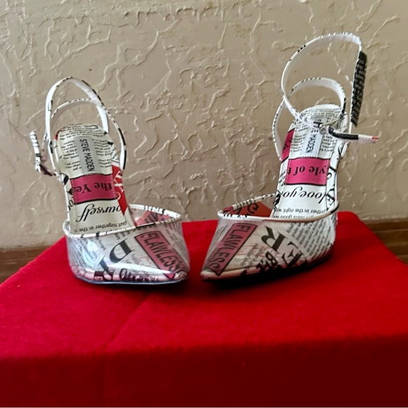 Alessi Black Print Heel by Steve Madden - Picture 4 of 9